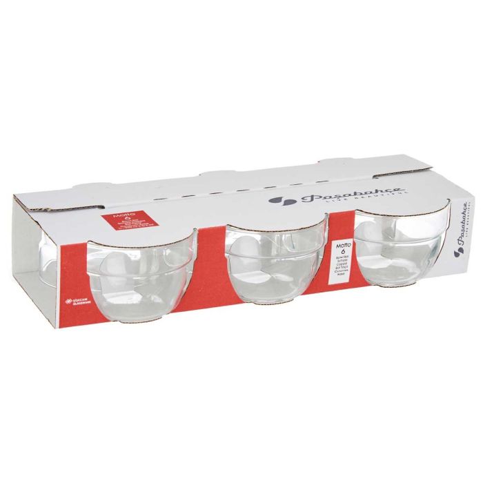 Set 6 Boles Motto 200 ml Pasabahce - Vidrio Transparente 29.7x6x16 cm (8 Unidades) 2 Set 6 Boles Motto 200 ml Pasabahce - Vidrio Transparente 29.7x6x16 cm (8 Unidades) 2