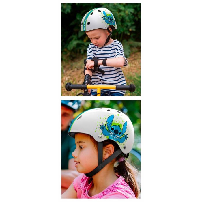 Casco Infantil Disney Stitch Blanco 1 Casco Infantil Disney Stitch Blanco 1