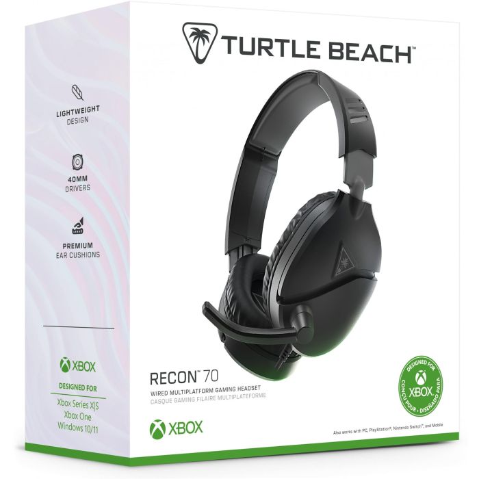 Turtle Beach TUR1712102934939 Auriculares Gaming Recon 70X Multiplataforma Negro 6