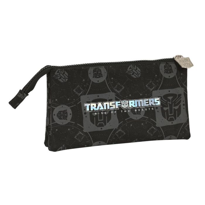 Portatodo Triple Transformers Negro 22 x 12 x 3 cm 2