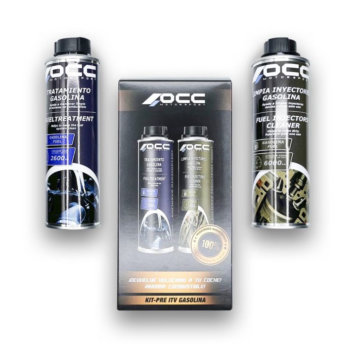 Occ Motorsport ZOCCA0006 Pack Tratamiento Pre ITV Gasolina y Limpiador Inyectores para Coche y Moto, Limpieza Sistema Combustible y Rendimiento 4 Occ Motorsport ZOCCA0006 Pack Tratamiento Pre ITV Gasolina y Limpiador Inyectores para Coche y Moto, Limpieza Sistema Combustible y Rendimiento 4