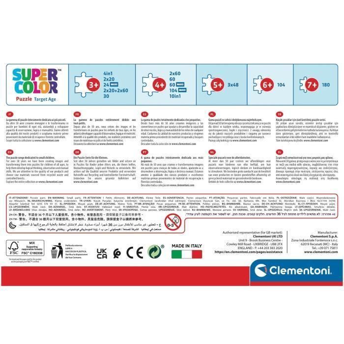 Puzzle - CLEMENTONI - La casa de muñecas de Gabby - 2 x 20 piezas - Para niños a partir de 3 años - Temática de dibujos animados 3 Puzzle - CLEMENTONI - La casa de muñecas de Gabby - 2 x 20 piezas - Para niños a partir de 3 años - Temática de dibujos animados 3