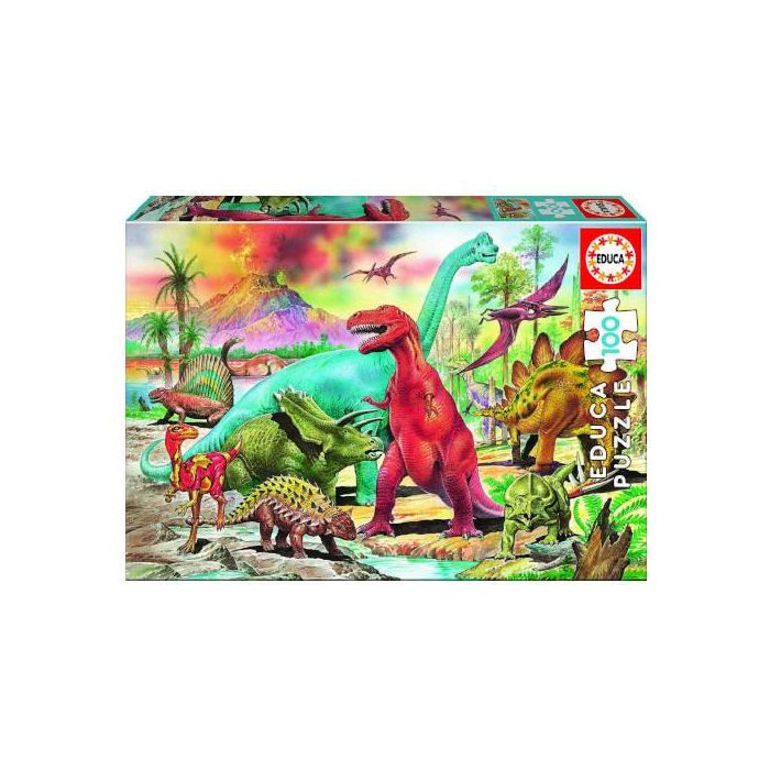Educa Puzzle 100 piezas Dinosaurios 6-8 años