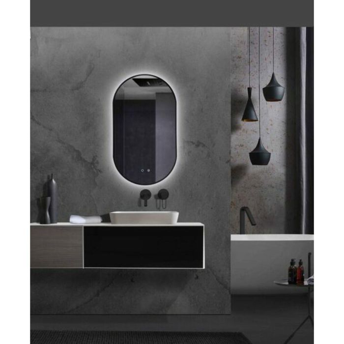 Espejo de baño con luz LED Ledimex TOKY022-90OR 90 x 50 cm Espejo de baño con luz LED Ledimex TOKY022-90OR 90 x 50 cm