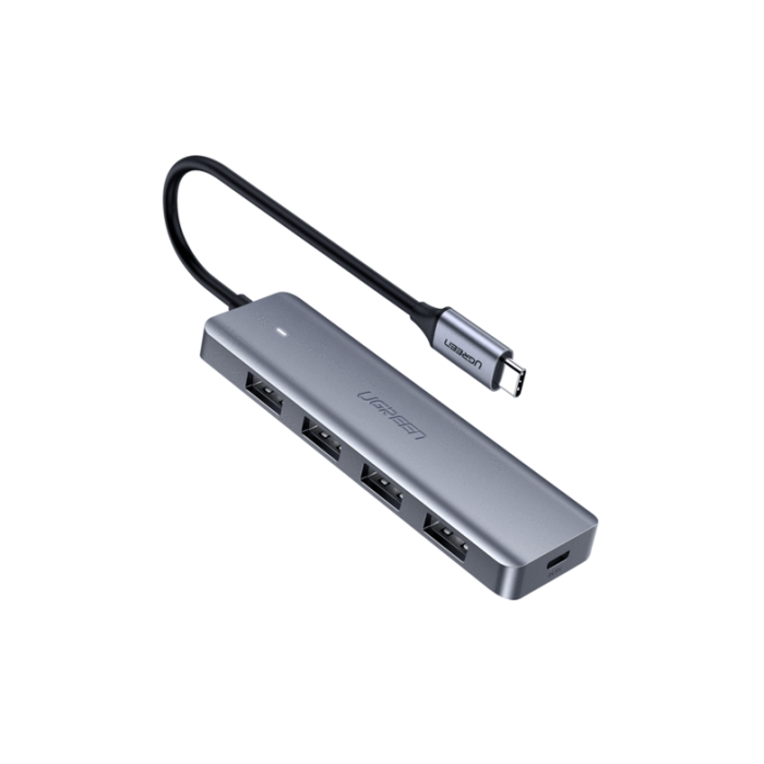 Ugreen 70336 Hub USB-C a 4 Puertos USB 3.0 Super Velocidad 5 Gbps para MacBook Air/Pro, iPad Pro/Air, PC, PS5, Smart TV