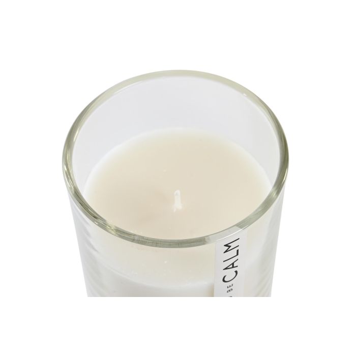 DKD Home Decor Vela Perfumada Urban con Aroma Calm de Cera Blanca 200 gr para Decoración del Hogar | 9x9x10 cm (Pack 12 Unidades) 2 DKD Home Decor Vela Perfumada Urban con Aroma Calm de Cera Blanca 200 gr para Decoración del Hogar | 9x9x10 cm (Pack 12 Unidades) 2