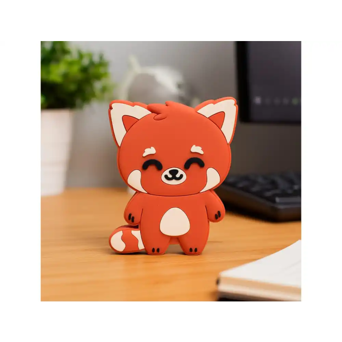 Wondee Altavoz Bluetooth Panda Rojo Inalámbrico con Micrófono Manos Libres y Jack 3,5mm, Regalo Original para Mujeres y Niñas 3