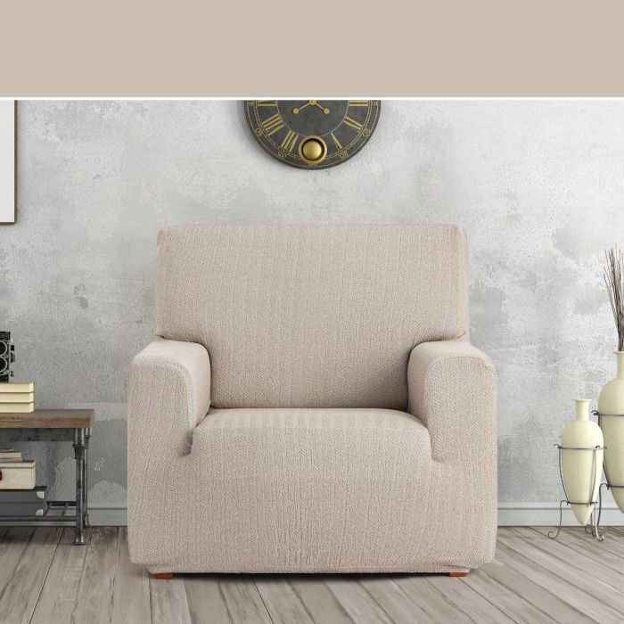 Funda para sillón Eysa JAZ Beige 70 x 120 x 130 cm 5