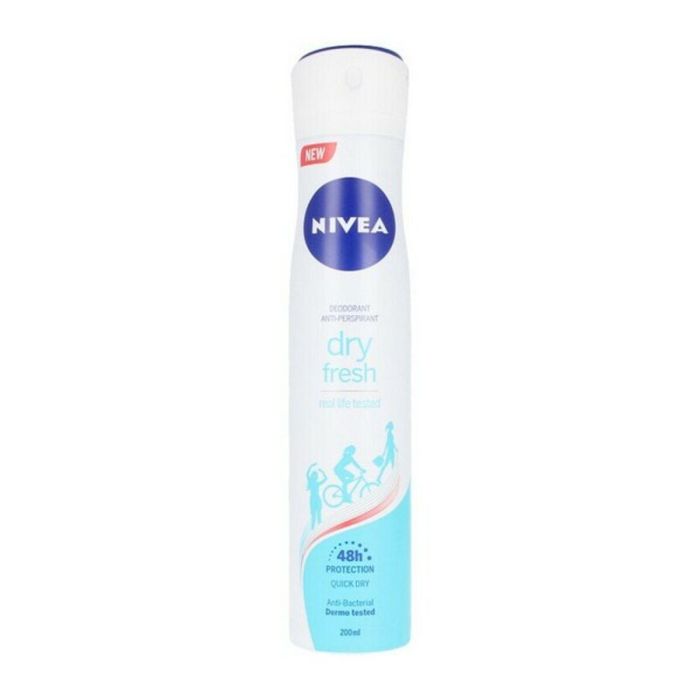 Nivea Desodorante Dry Fresh Anti-Bacterial 200 ml Vaporizador para Mujer