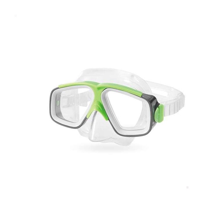 Intex Gafa de Buceo Tipo Máscara de Silicona Surf Rider para Snorkel y Submarinismo, Niños a partir de 8 años, Modelos Surtidos 5
