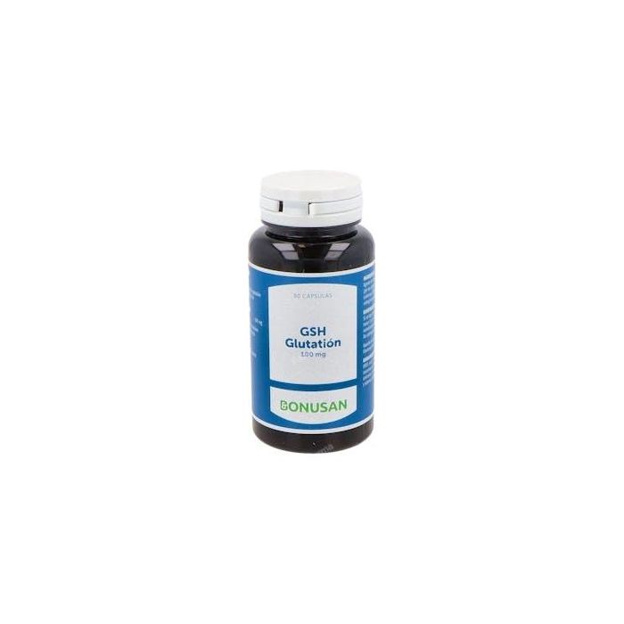 BONUSAN Glutatión GSH reducido 100mg 60 cápsulas vegetales - Suplemento para apoyar niveles con la edad