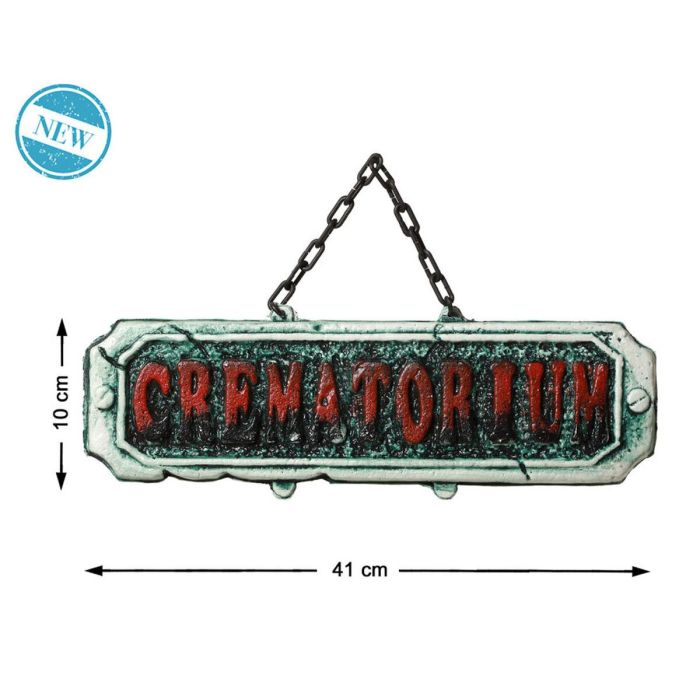 Decoración para Halloween Crematorium 41 x 10 cm 1 Decoración para Halloween Crematorium 41 x 10 cm 1