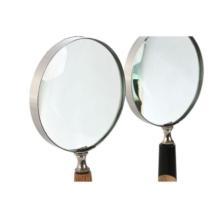 Figura Decorativa Home ESPRIT Bicolor Colonial Lupa 10 x 2,5 x 24,5 cm (2 Unidades) 3 Figura Decorativa Home ESPRIT Bicolor Colonial Lupa 10 x 2,5 x 24,5 cm (2 Unidades) 3