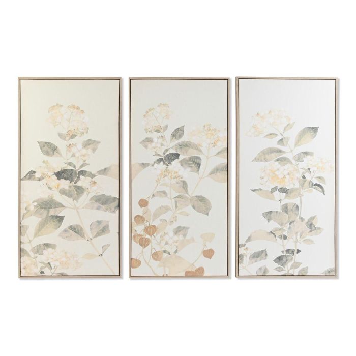 Cuadro Shabby DKD Home Decor Verde Beige 4 x 120 x 60 cm (3 Unidades) Cuadro Shabby DKD Home Decor Verde Beige 4 x 120 x 60 cm (3 Unidades)