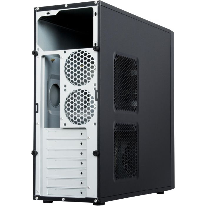 Chieftec CQ-01B-U3-OP Midi Tower PC, Caja para Ordenador de Sobremesa, ATX, Micro ATX, Negro, para Hogar u Oficina 2
