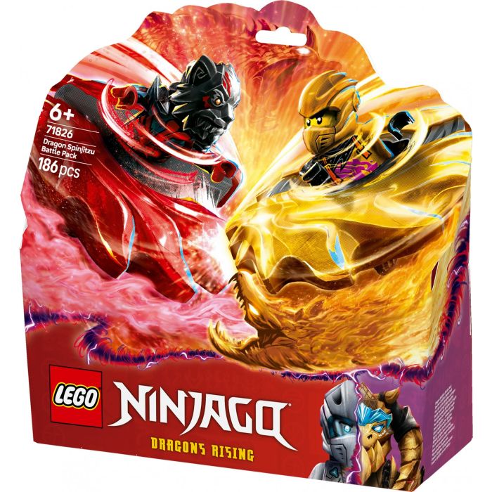 LEGO 71826 Ninjago Pack Combate Spinjitzu del Dragón con Minifiguras Arin y Ras y Spinners 10 LEGO 71826 Ninjago Pack Combate Spinjitzu del Dragón con Minifiguras Arin y Ras y Spinners 10