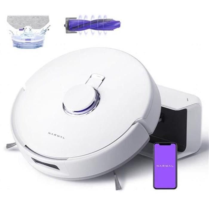 Aspiradora robot NARWAL Freo X Plus: succión de 7800 Pa, sin enredos, navegación LiDAR 1 Aspiradora robot NARWAL Freo X Plus: succión de 7800 Pa, sin enredos, navegación LiDAR 1