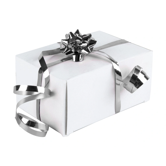 Liderpapel Lazo Fantasía Mediano Color Plata Metalizado 3