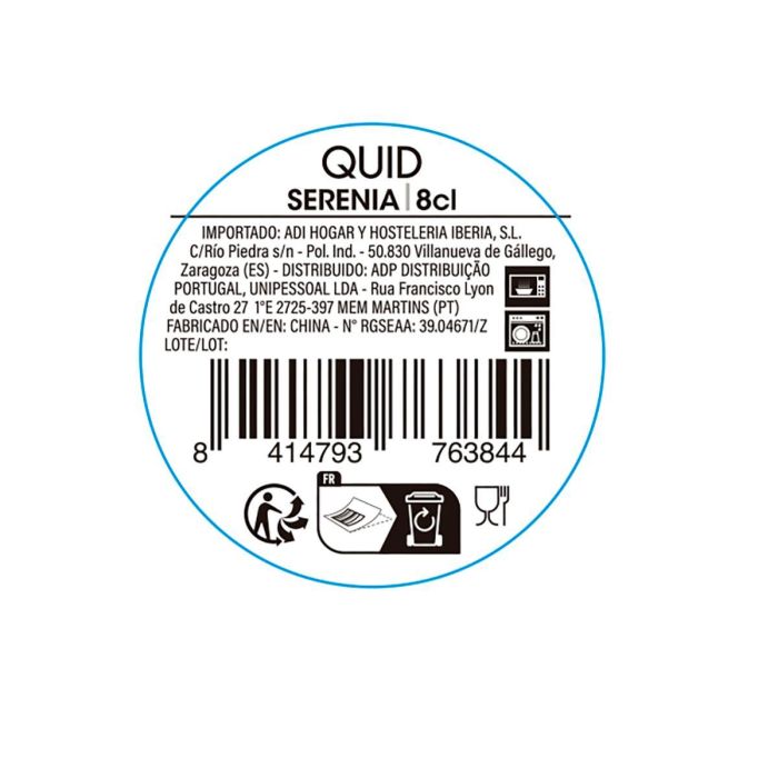 Taza Doble Pared Vidrio Serenia Quid 8 cL 3 Taza Doble Pared Vidrio Serenia Quid 8 cL 3
