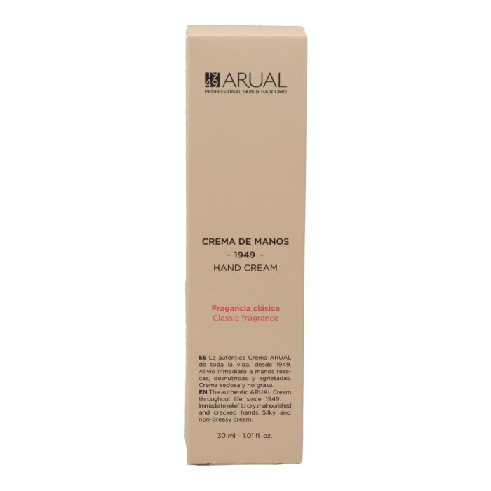 Arual Crema de Manos Clásica para Manos Resecas, Desnutridas y Agrietadas 30 gr Arual Crema de Manos Clásica para Manos Resecas, Desnutridas y Agrietadas 30 gr