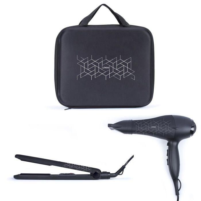LIVOO DOS170 Set de peinado Secador y plancha de pelo - Secador de pelo 2 velocidades, 3 temperaturas - Plancha cerámica 230 ° C 1 LIVOO DOS170 Set de peinado Secador y plancha de pelo - Secador de pelo 2 velocidades, 3 temperaturas - Plancha cerámica 230 ° C 1