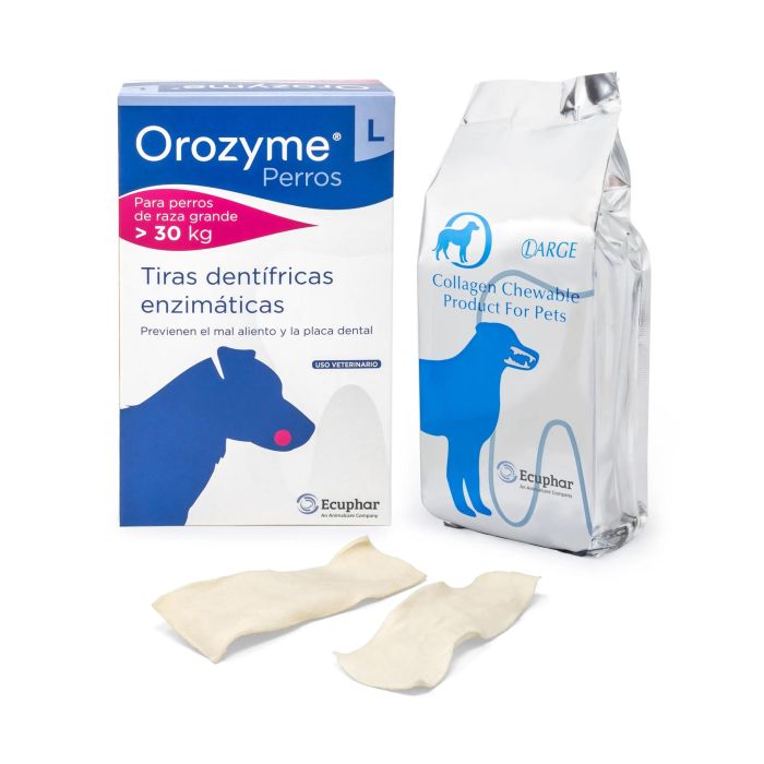 Orozyme Tiras Dentífricas para Perros, 141 gramos - Limpieza Dental Orozyme Tiras Dentífricas para Perros, 141 gramos - Limpieza Dental