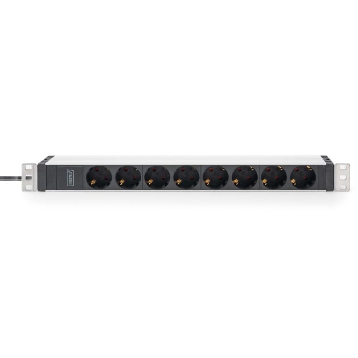 Steckdosenleiste Aluminium PDU 1U DIGITUS 16A 230VAC 50/60Hz 8x Schutzkontakt 1 Steckdosenleiste Aluminium PDU 1U DIGITUS 16A 230VAC 50/60Hz 8x Schutzkontakt 1