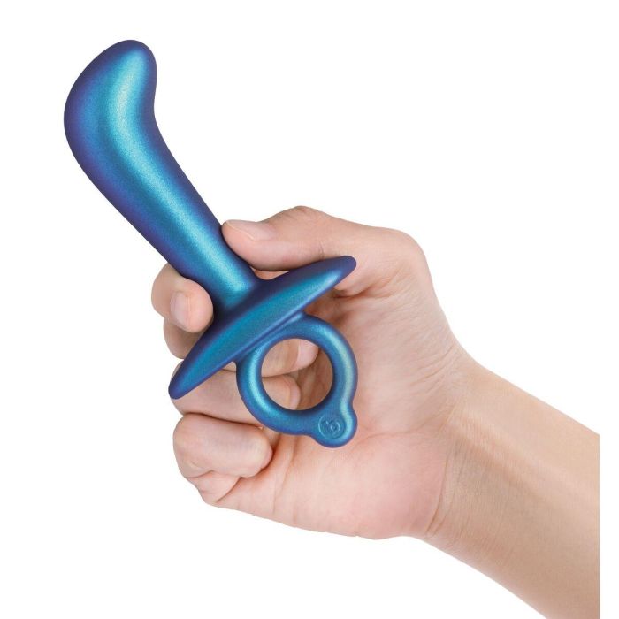 Plug Anal B-Vibe Azul (7,6 cm) 9