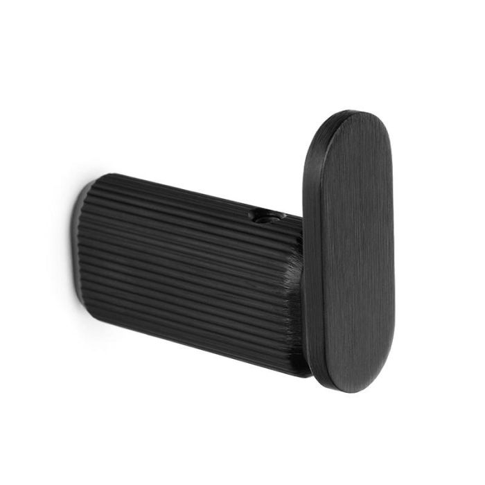 VIEFE Percha Brooklyn 70x70mm / 40x35mm Negro Cepillado / Bronce Cepillado con Distancia de Agujero 40x35
