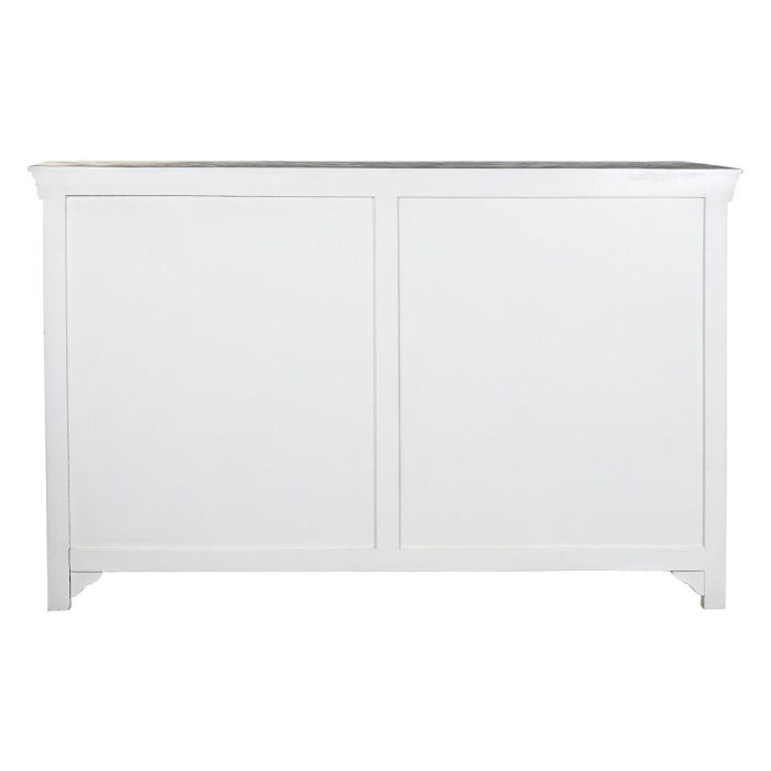 Aparador DKD Home Decor 165 x 45,7 x 105,4 cm Cristal Gris Blanco Marrón oscuro Madera de mango 1