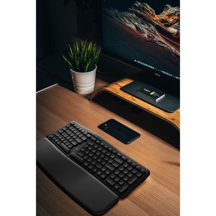 Teclado inalámbrico ergonómico - MOBILITY LAB - ML313153 - Teclas cóncavas - Windows 3 Teclado inalámbrico ergonómico - MOBILITY LAB - ML313153 - Teclas cóncavas - Windows 3