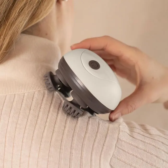 LIVOO DOS202 Masajeador de Cabeza y Cuero Cabelludo, 2 Horas, 96 Púas, 4 Cabezales, 3 Modos, IPX4, Crema / Gris Oscuro 4 LIVOO DOS202 Masajeador de Cabeza y Cuero Cabelludo, 2 Horas, 96 Púas, 4 Cabezales, 3 Modos, IPX4, Crema / Gris Oscuro 4