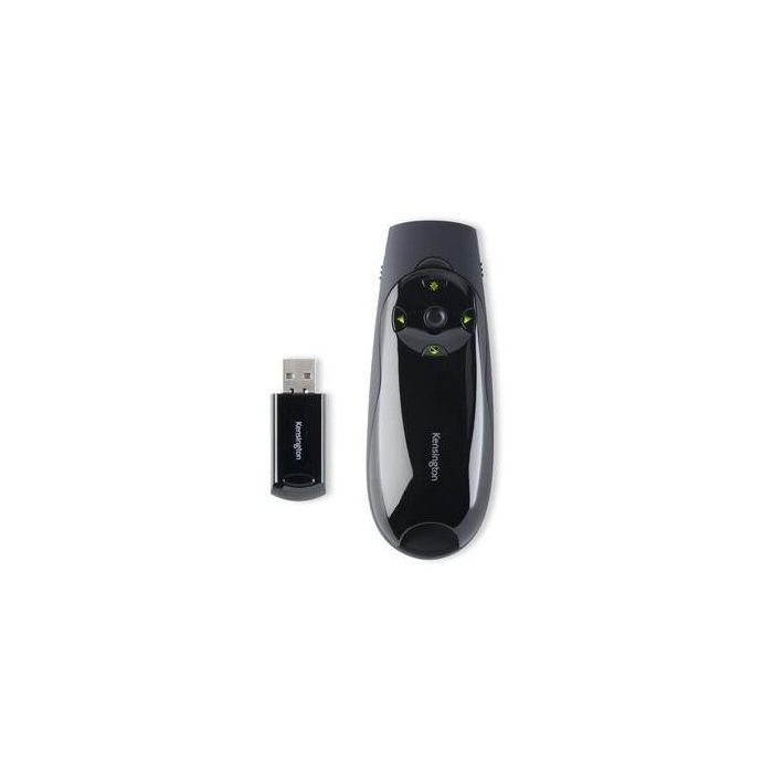 Kensington Expert Puntero Láser Verde - Conexión Inalámbrica USB, Alcance 45M, Control de Cursor y Presentaciones 2