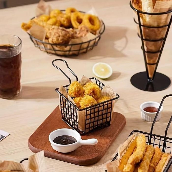 Inde Cesta para Servir 10 cm x 10 cm x 17.5 cm 4