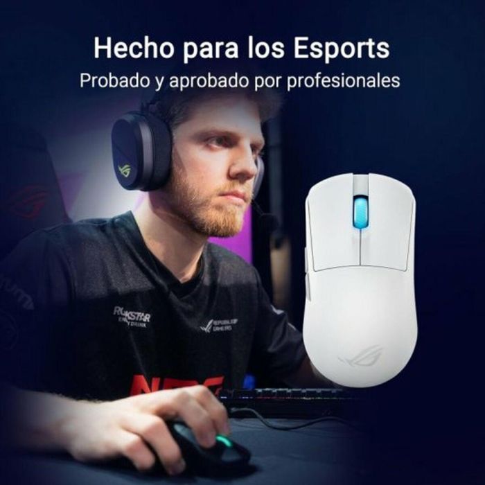 Ratón Inalámbrico Óptico Asus Blanco 6