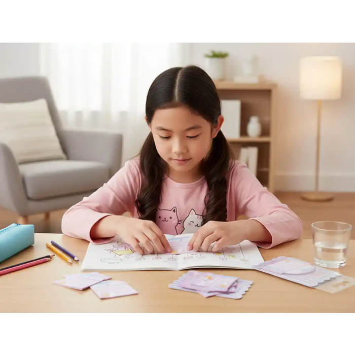 Imaginovo Bloc notas adhesivas fantasía Meow 20 hojas 70x70 mm 6