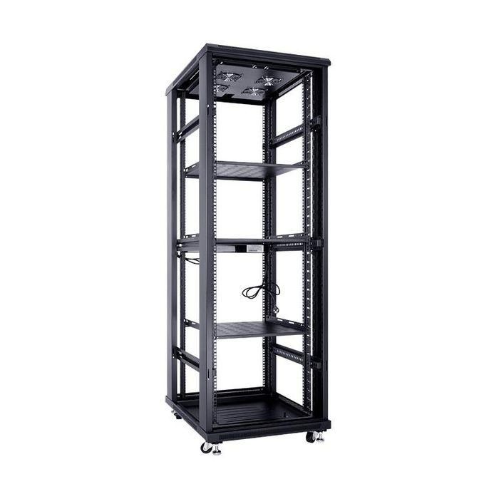 MicroConnect Armario rack de 19" 37HU Ancho 800x1000. Negro RAL 9004 1 MicroConnect Armario rack de 19" 37HU Ancho 800x1000. Negro RAL 9004 1