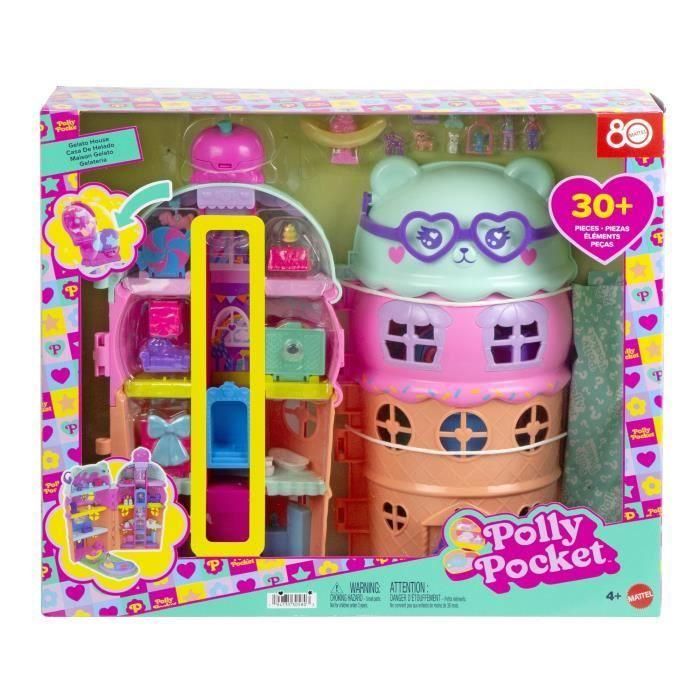 Polly Pocket Casa de Helado con Figuras JFT91 3