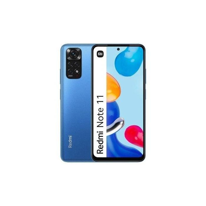 Xiaomi Redmi Note 11 MZB0AO2EU Smartphone 6.43" AMOLED 90Hz FHD+ Snapdragon 680, 6GB RAM, 128GB, Cámara 50MP, NFC, Batería 5000 mAh, Azul Ocaso Xiaomi Redmi Note 11 MZB0AO2EU Smartphone 6.43" AMOLED 90Hz FHD+ Snapdragon 680, 6GB RAM, 128GB, Cámara 50MP, NFC, Batería 5000 mAh, Azul Ocaso