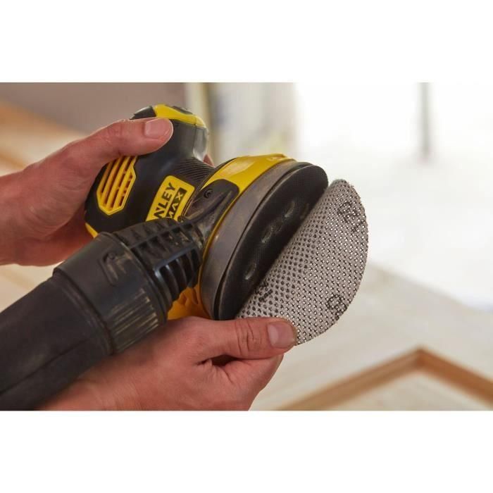 STANLEY FATMAX SFMCW220B-XJ Lijadora Excéntrica Inalámbrica V20 18V 2 STANLEY FATMAX SFMCW220B-XJ Lijadora Excéntrica Inalámbrica V20 18V 2