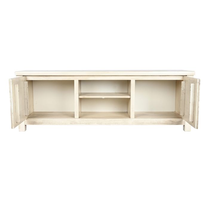 DKD Home Decor Mueble TV Tropical Natural Acacia 160x55x42 cm 3