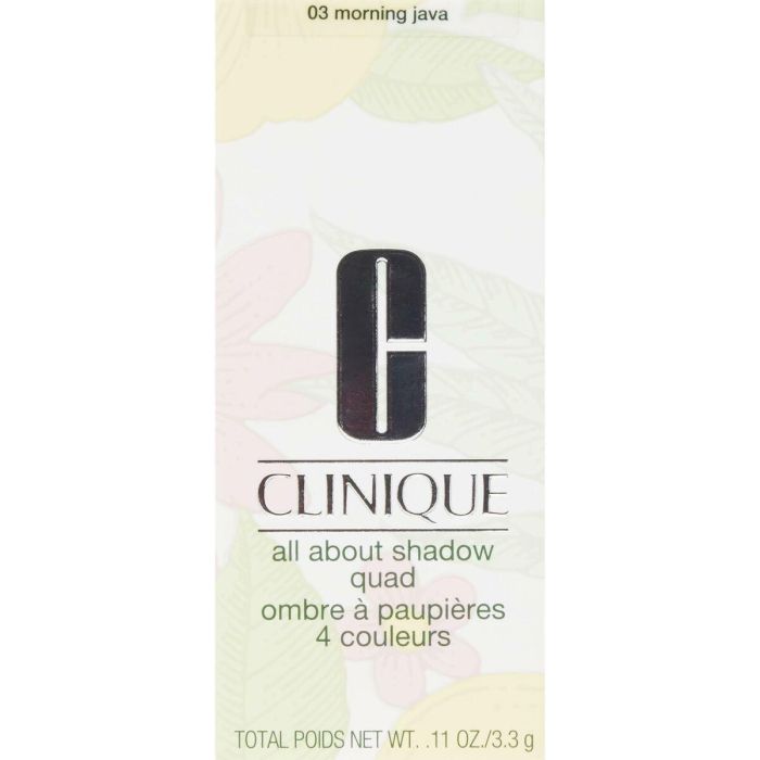 Clinique ALL ABOUT SHADOW quad #03-morning java - Compacto de Sombras de Ojos 4.8 gr, 4 Tonalidades Versátiles 4