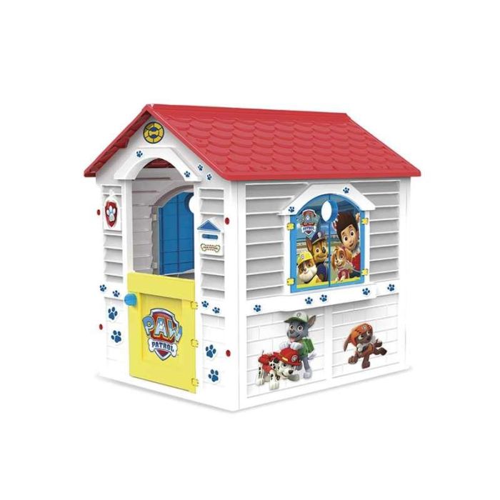 Chicos Casa de juegos infantil Paw Patrol de Plástico 84x103x104 cm - Con hueco para mascotas - Edad 2-5 años 5
