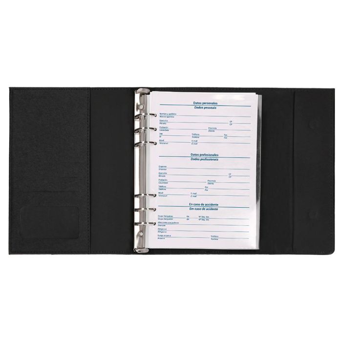 Agenda Encuadernada Liderpapel Nero A5 2025 Dia Pagina Color Negro Papel 70 gr 6