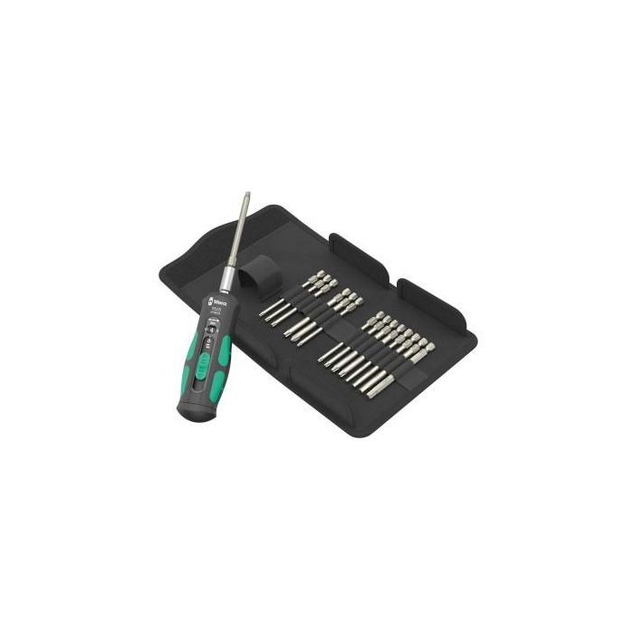 Wera 7515/16 Kraftform Safe-Torque Speed Universal 1, Juego de destornilladores planos de 16 piezas con funda de transporte