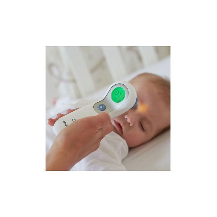 Braun BNT300WE Termómetro de Frente Infrarrojo No touch + touch. Medición Rápida, Silenciosa y con Luz de Fondo. 4 Braun BNT300WE Termómetro de Frente Infrarrojo No touch + touch. Medición Rápida, Silenciosa y con Luz de Fondo. 4