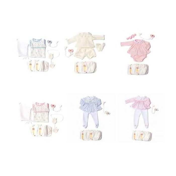 Ropa surtida para muñeca reborn en azul y rosa 46 cm. - modelos surtidos 1 Ropa surtida para muñeca reborn en azul y rosa 46 cm. - modelos surtidos 1