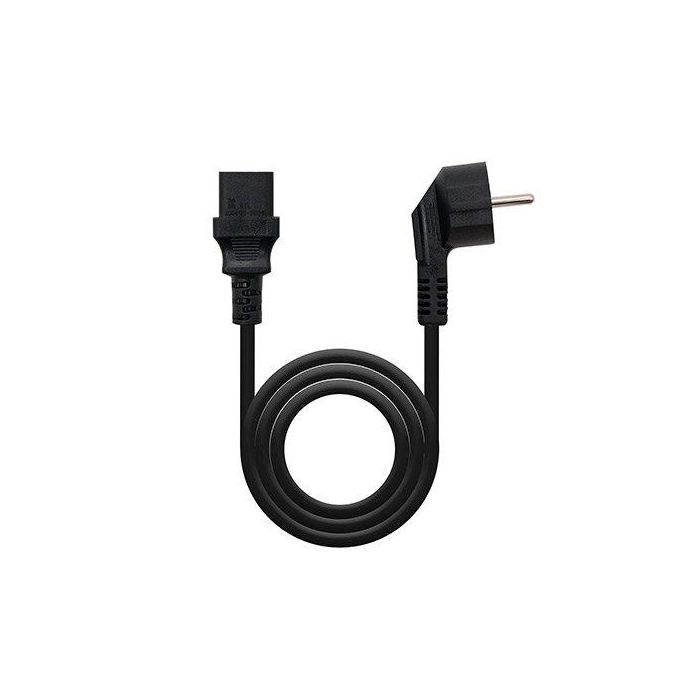 Nanocable 10.22.0103 Cable de Alimentación Schuko Macho a C13 Hembra 3m Negro