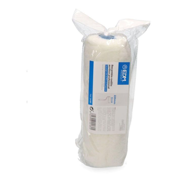 Edm Rodillo Acrílico de Recambio 22 cm Pelo Largo Fachadas y Muros para Referencia 24166 Edm Rodillo Acrílico de Recambio 22 cm Pelo Largo Fachadas y Muros para Referencia 24166