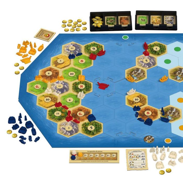 Devir Catan Piratas y Exploradores Juego de Mesa Estrategia Español 12+ años Hasta 4 Jugadores Cartón/Plástico 3